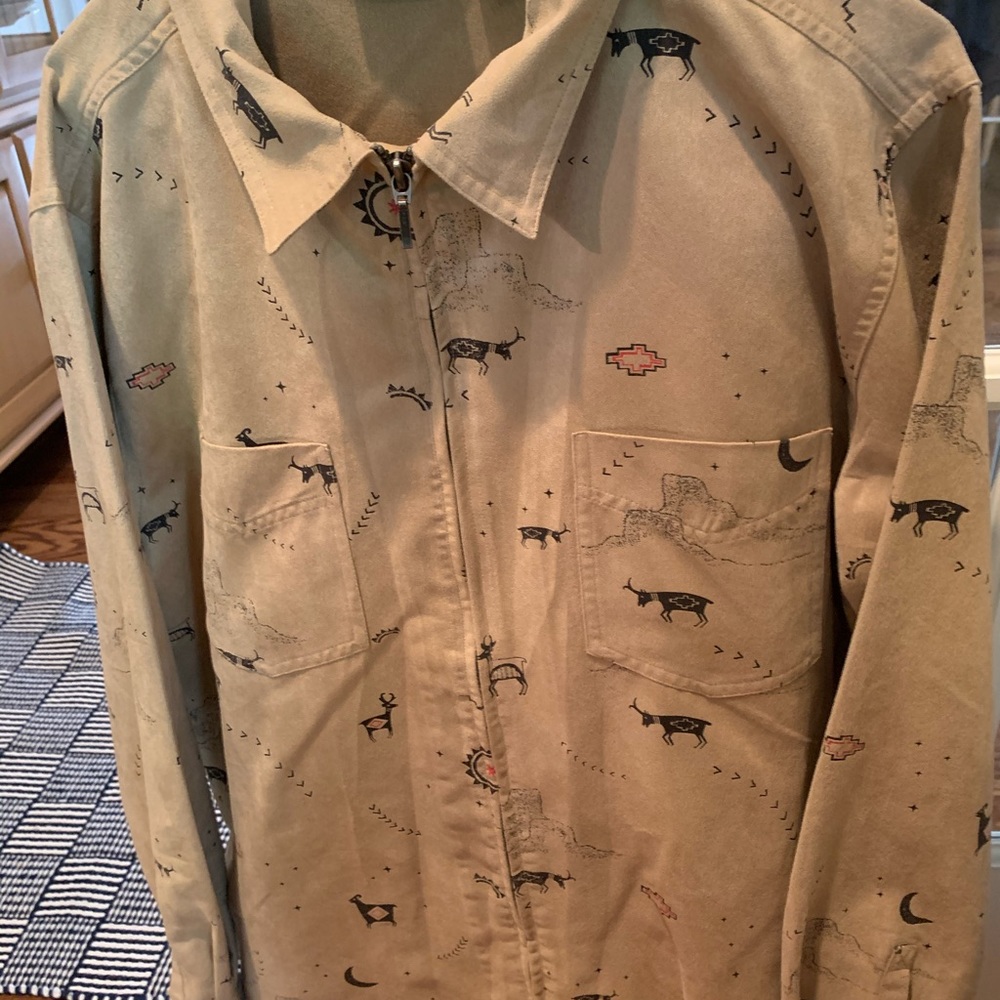 New Chicos Pants/Jacket - suede like material